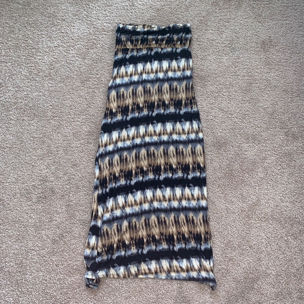 Tie Dye Maxi Skirt